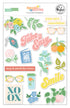 Pinkfresh Studio Flower Market PUFFY STICKER 18pc