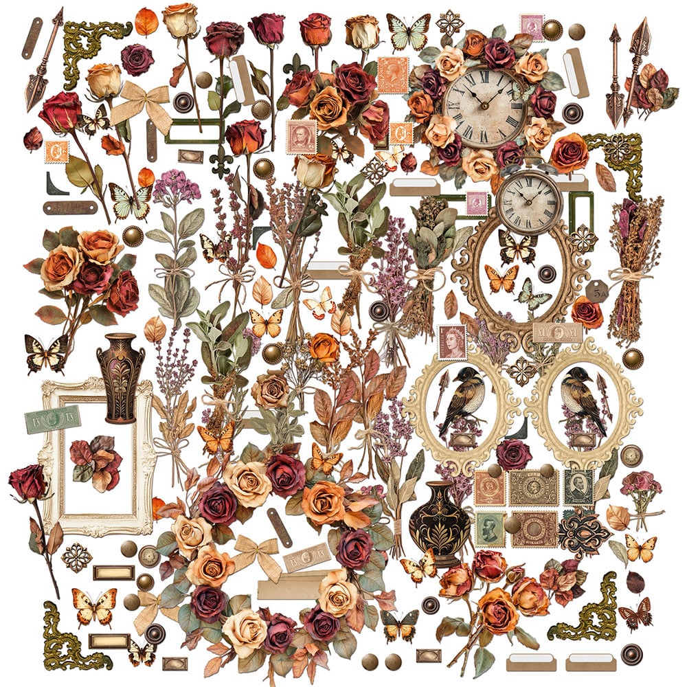 49 and Market NOSTALGIC MEMORIES Laser Cut Florals