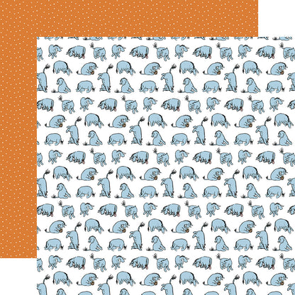 Echo Park The House At Pooh Corner OH EEYORE 12X12 Scrapbook Paper