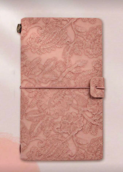 Scrapbooksrus EUROPEAN LACE Leather Traveler Journal