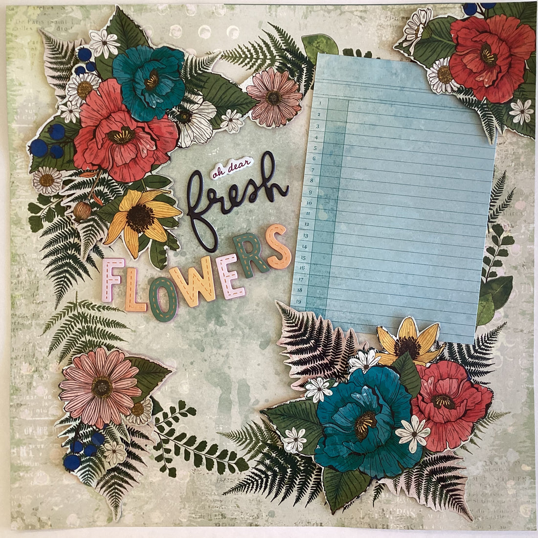 Vicki Boutin FERNWOOD FLORA & FAUNA 12"X12" Scrapbook Paper