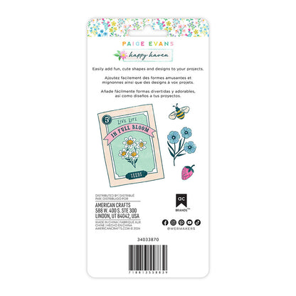 Paige Evans HAPPY HAVEN Clear Stamps 23pc