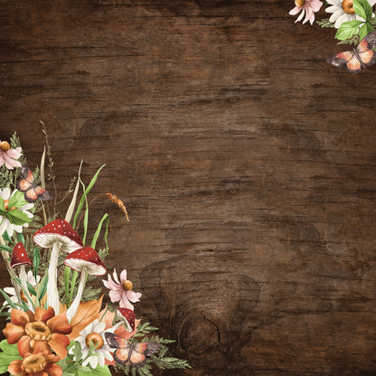 Simple Stories SIMPLE VINTAGE WOODLANDS 12”X12” Scrapbook Paper