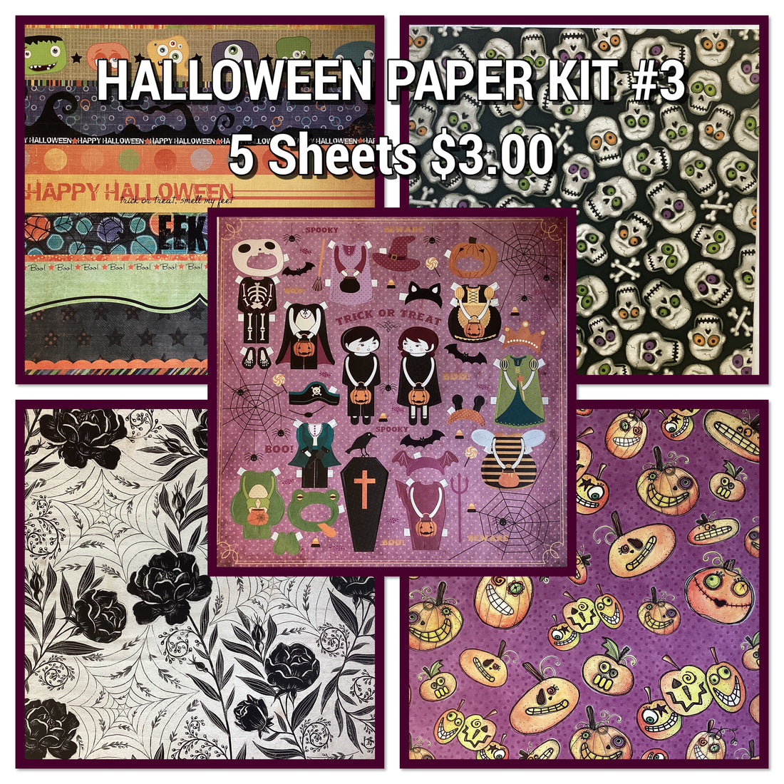 HALLOWEEN PAPER KIT