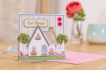 Nitwit Homebody PRETTY PEONY Metal Die 10pc