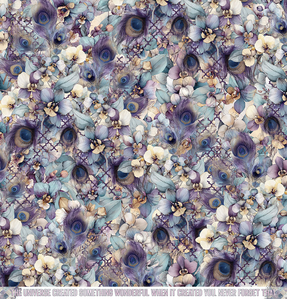 49 and Market PLUME &amp; PETAL 12X12 Scrapbook Paper