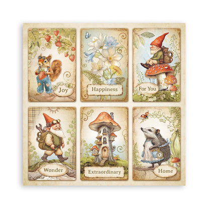 Stamperia HIDDEN GROVE MAXI PAD 12&quot;X12&quot; Scrapbook Paper Pack