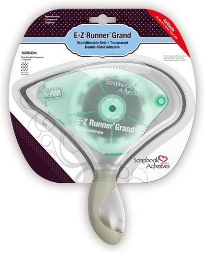 Scrapbook Adhesives E-Z RUNNER GRAND Repositionable Dots Dispenser 140ft