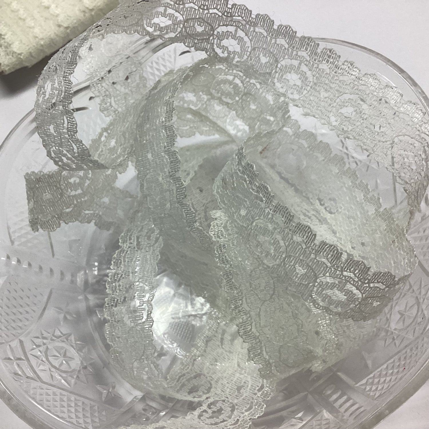 Scrapbooksrus LACE TRIM 3/4” Ribbon 1 yard