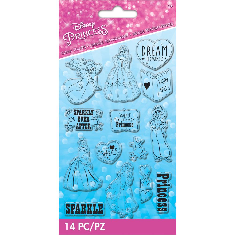 EK Success Disney PRINCESS Clear Acrylic Stamps