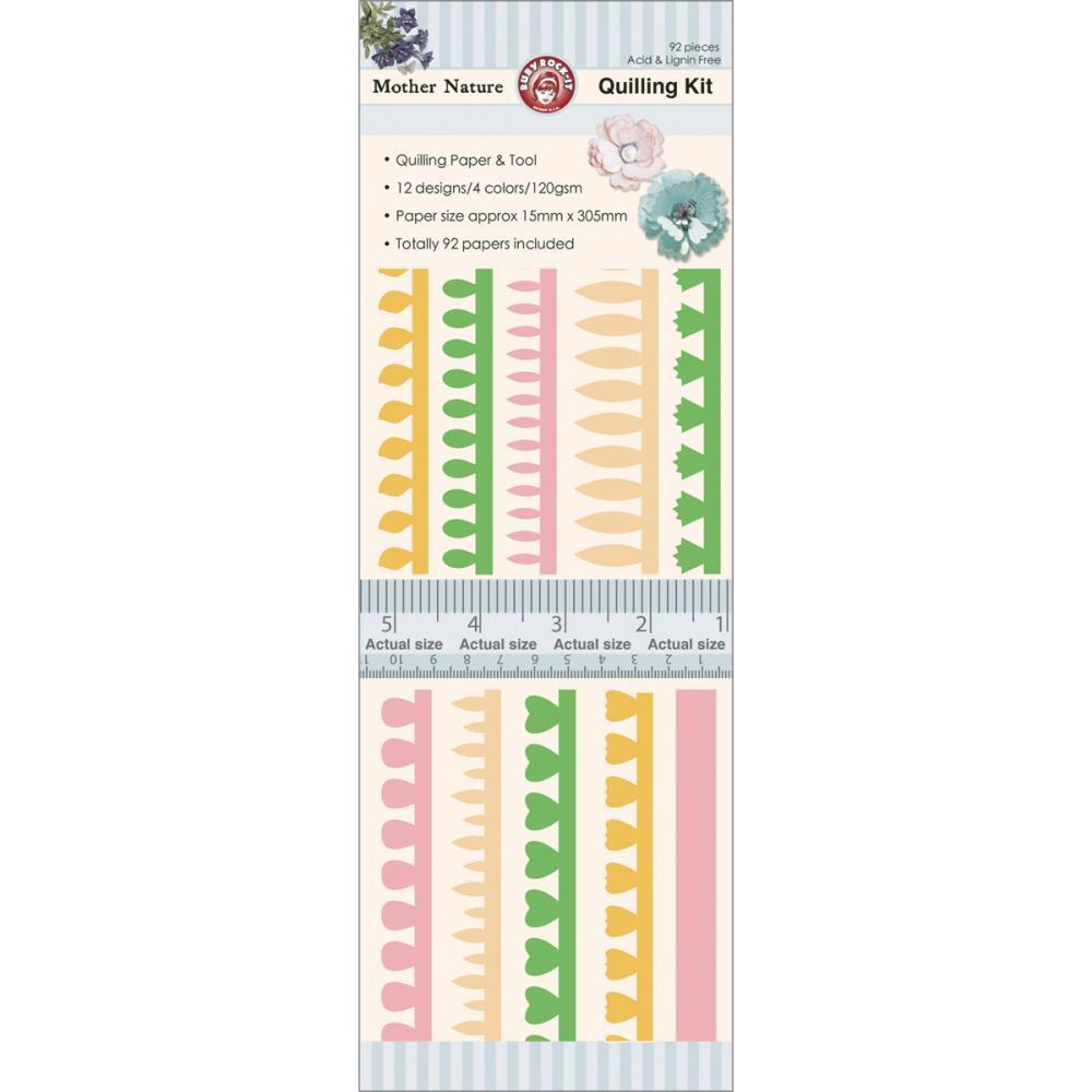 Ruby Rock-It MOTHER NATURE Quilling Kit 92pc