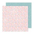 Pebbles Cool Girl PARTY DOTS 12”X12” Scrapbook Paper