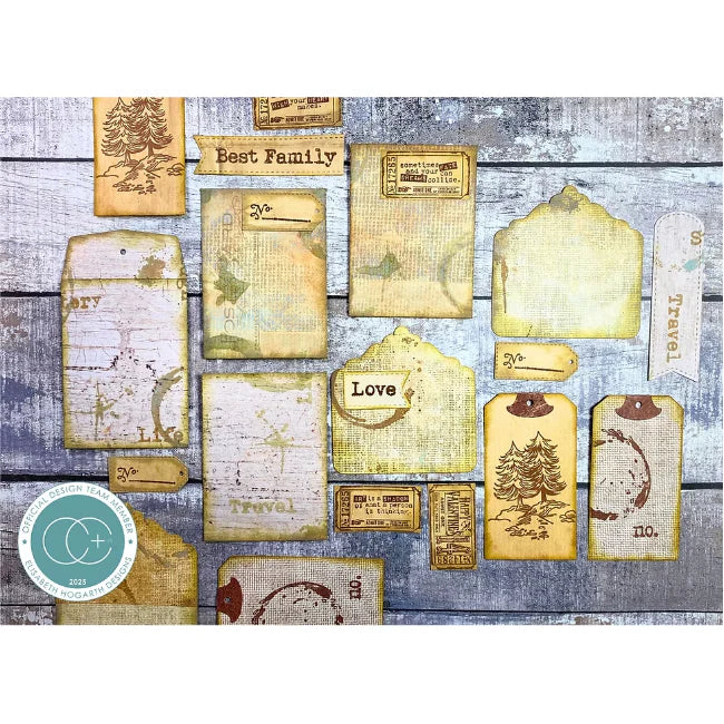 Craft Consortium CRACKED SURFACE Clear Photopolymer Stamp