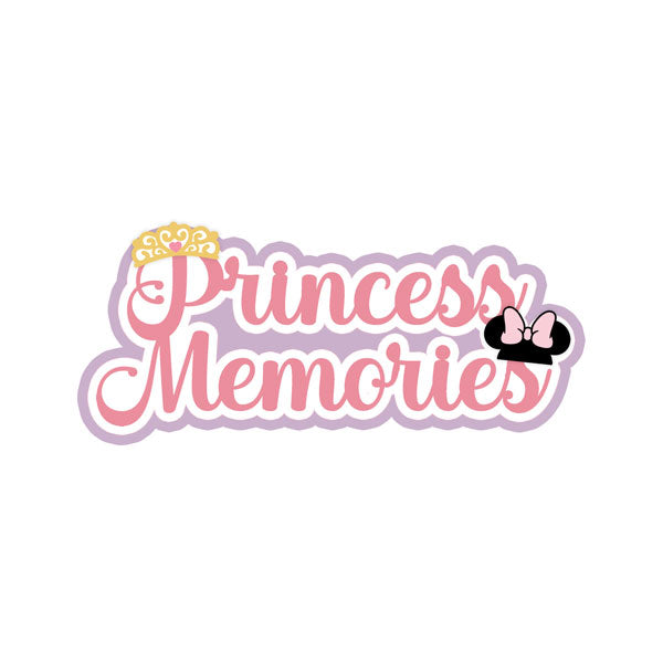 Scrapbook Customs PRINCESS MEMORIES Dimentional Disney Laser Cut