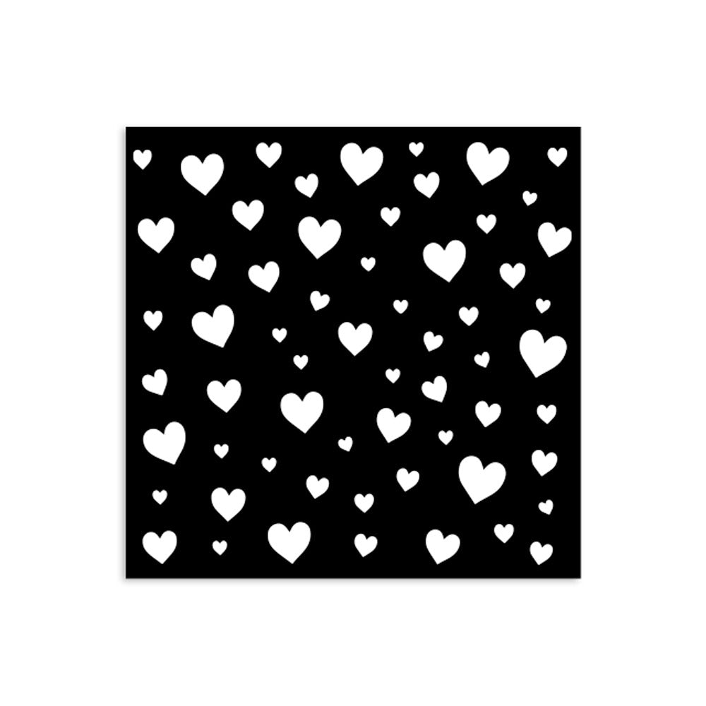 Stamperia Timeless HEARTS Mix Media Stencil