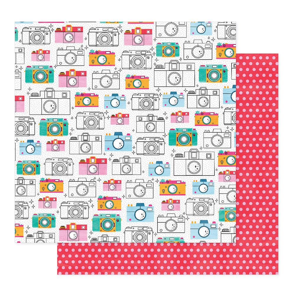 Shimelle Reasons To Smile SNAP AWAY 12&quot;X12&quot; Scrapbook Paper