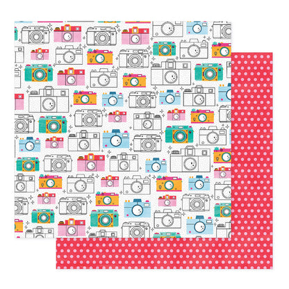 Shimelle Reasons To Smile SNAP AWAY 12&quot;X12&quot; Scrapbook Paper