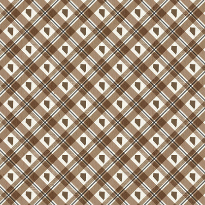 Scrapbook Customs NEVADA NATURAL CRAFT MAP 12”X12” Scrapbook Paper