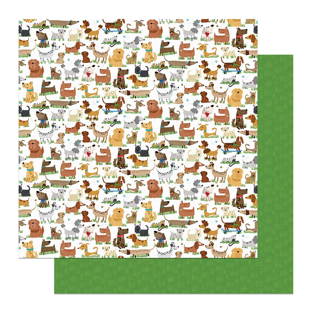 Photoplay HOT DIGGITY DOG 12X12 Scrapbook Paper