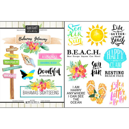 Scrapbooksrus BAHAMAS GETAWAY 12”X12” Scrapbook Kit