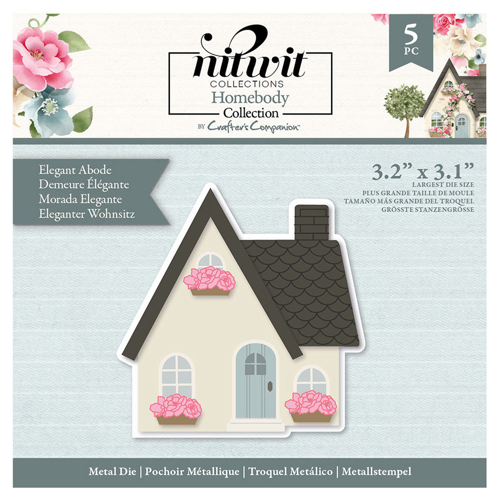 Nitwit Homebody ELEGANT ABODE Metal Die 5pc