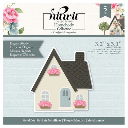Nitwit Homebody ELEGANT ABODE Metal Die 5pc