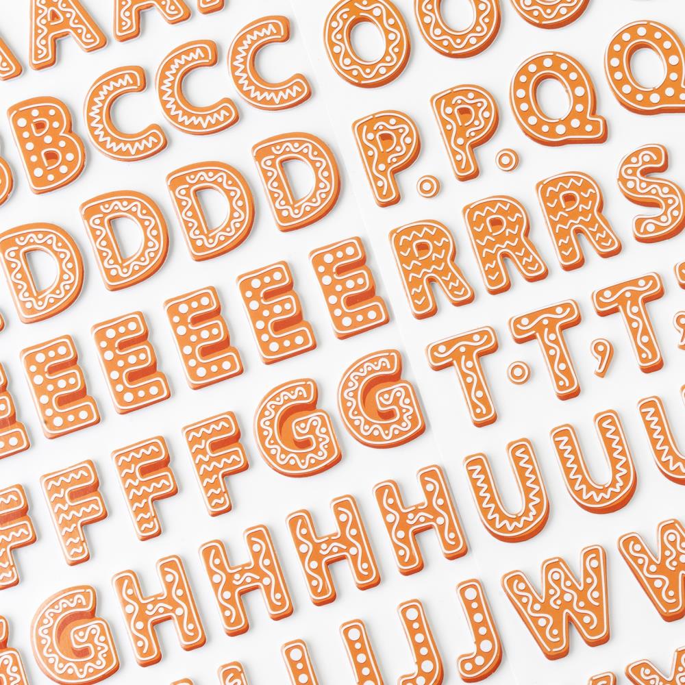 Thickers HOLLY JOLLY HOLIDAY Foam Letter Stickers 125pc