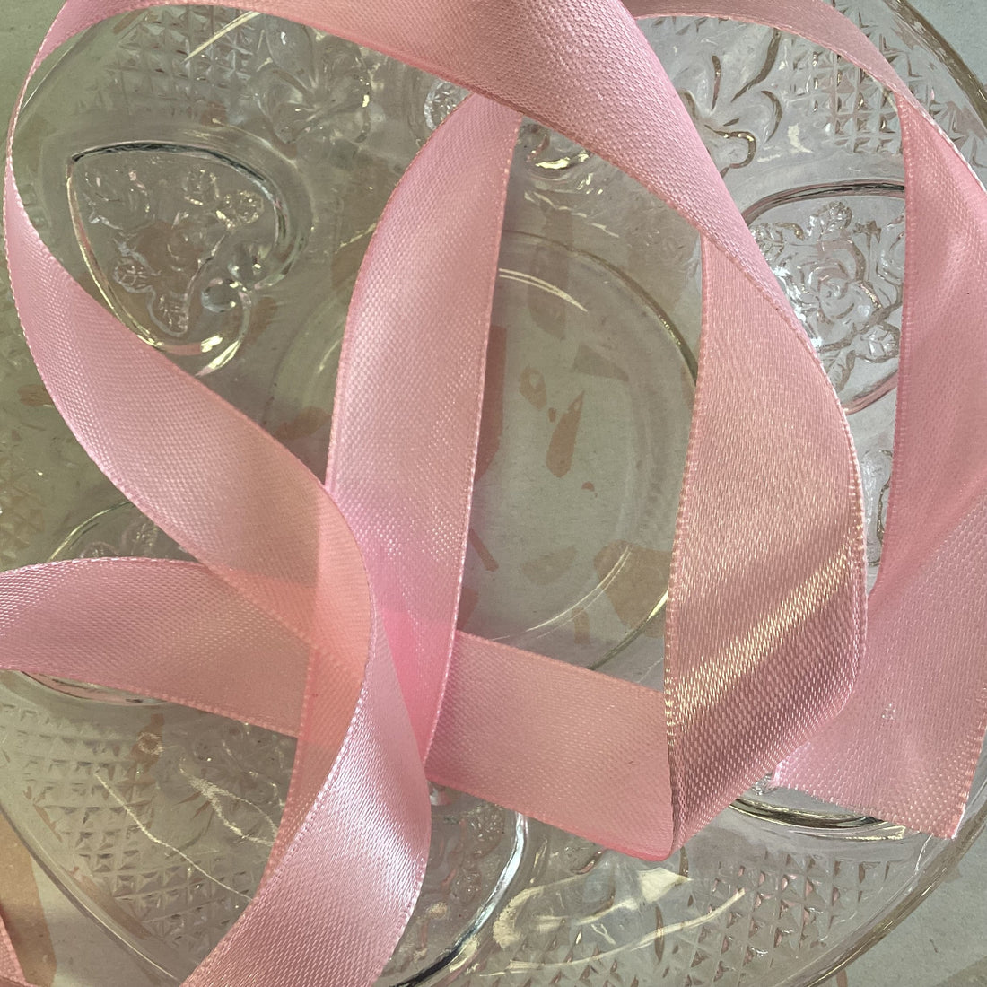 Scrapbooksrus 3/4” SATIN PINK Ribbon 1 yard yd