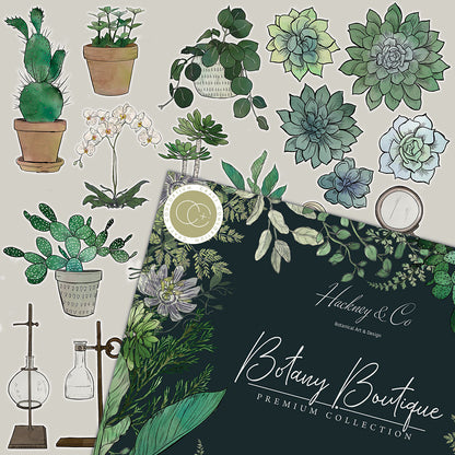 Craft Consortium BOTANY BOUTIQUE 12X12 Premium Paper Pad 30pc