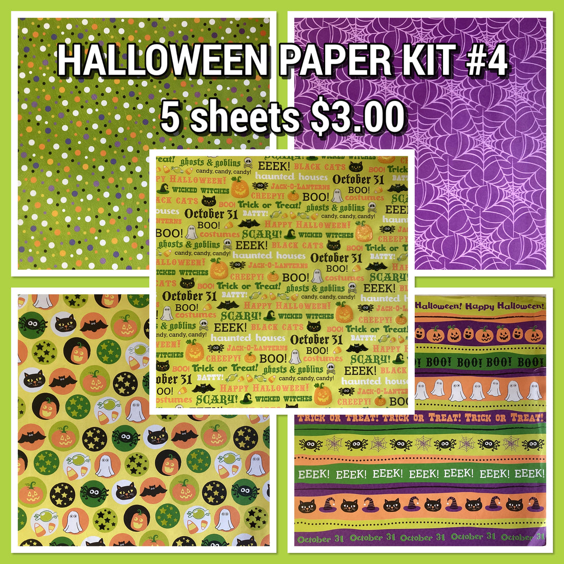 HALLOWEEN PAPER KIT