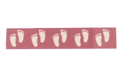 Echo Park Special Delivery Sweet Baby GIRL FOOTPRINTS Washi Tape