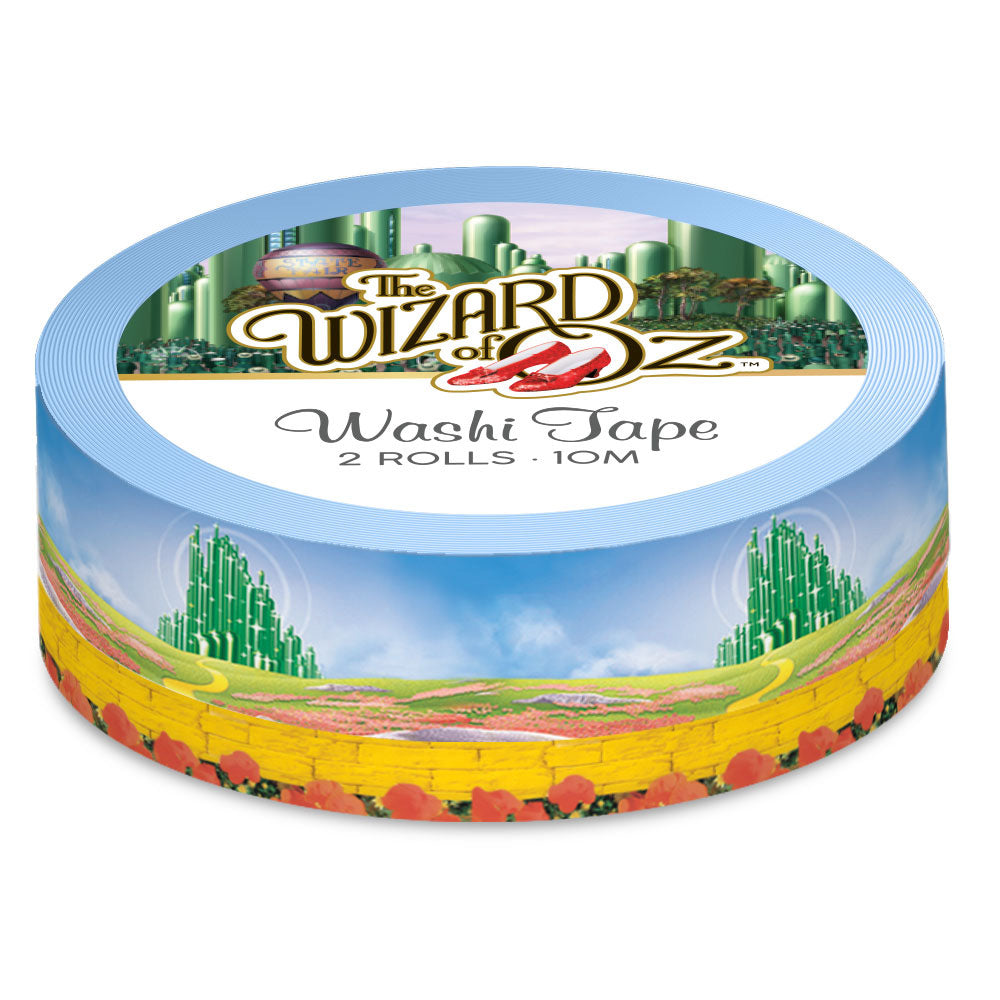 Paper House WIZARD OF OZ Emerald City Washi Tape 2 Rolls