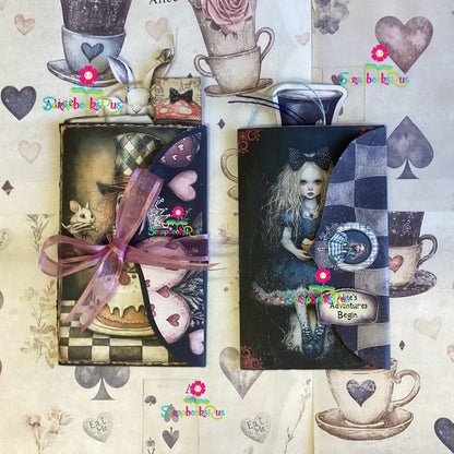 Scrapbooksrus ALICE IN WONDERLAND FOLIO KIT Using By Jen Elements