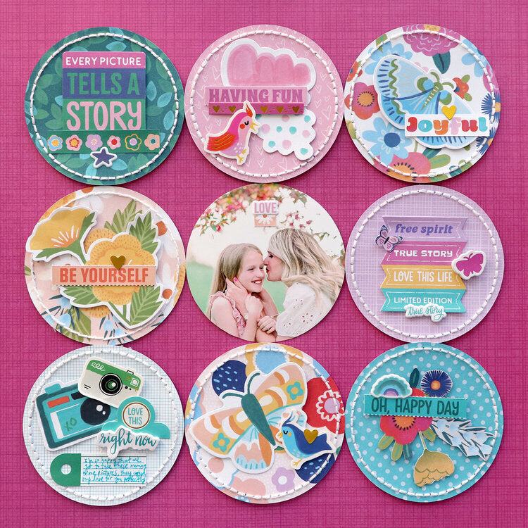 Shimelle Main Character Energy BRIGHT FUTURE 12"X12" Scrapbook Paper