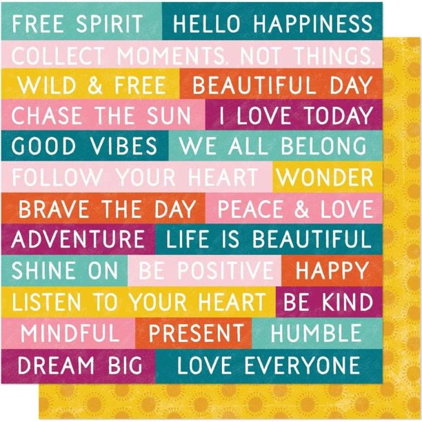 Dear Lizzy NEW DAY 12&quot;X12&quot; Scrapbook Paper