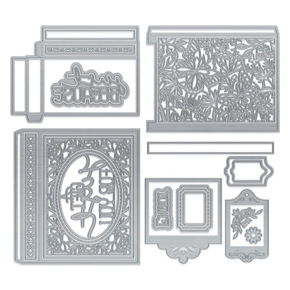 Tonic Studios DOUBLE DELIGHT MAGIC SLIDING Box Die Set