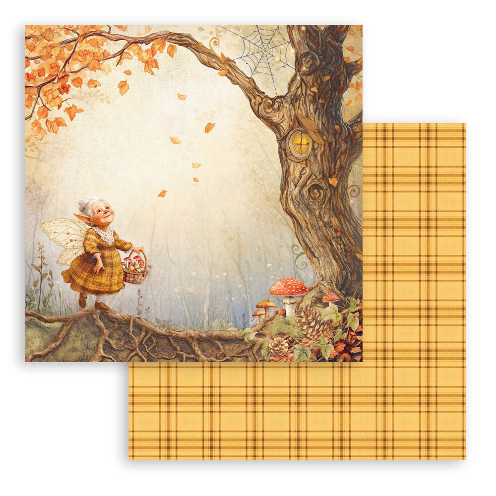 Stamperia Romantic WHISPERING WOODS 12"X12" Scrapbook Paper Pad