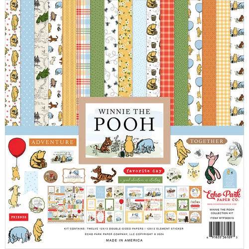 Echo Park WINNIE THE POOH COLLECTION KIT 12&quot;x12&quot; 13pc