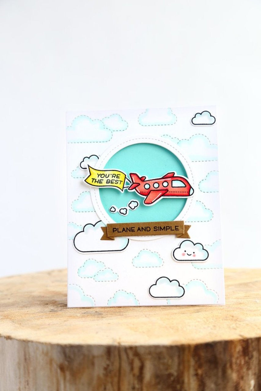 Lawn Fawn ALL THE CLOUDS Stamp &amp; Die Set