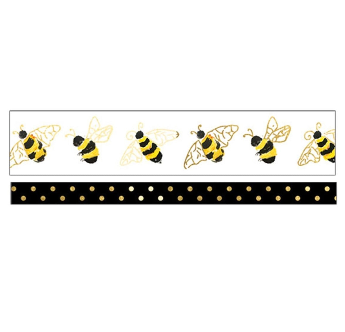 Paper House BEES Bumblebee Washi Tape 2 Rolls