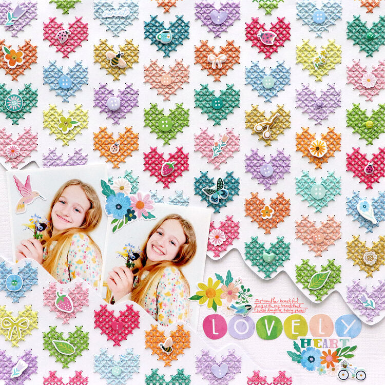 Paige Evans HAPPY HAVEN 6”X12” Stickers 85pc