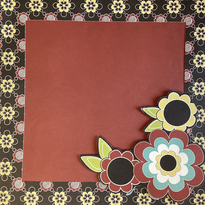 Premade SHES ON THE MOVE (5) 12”X12” Scrapbook Pages