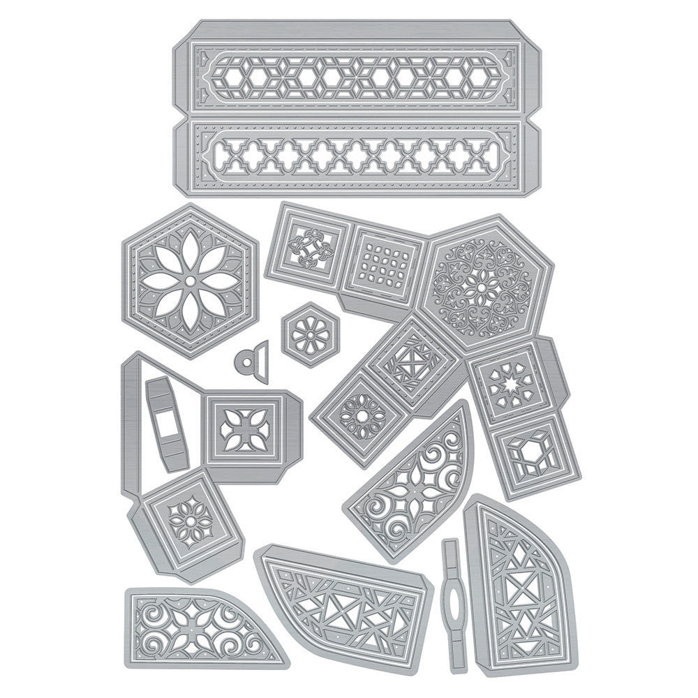 Tonic Studios HIDDEN LIAISON HEXAGON Box Die Set