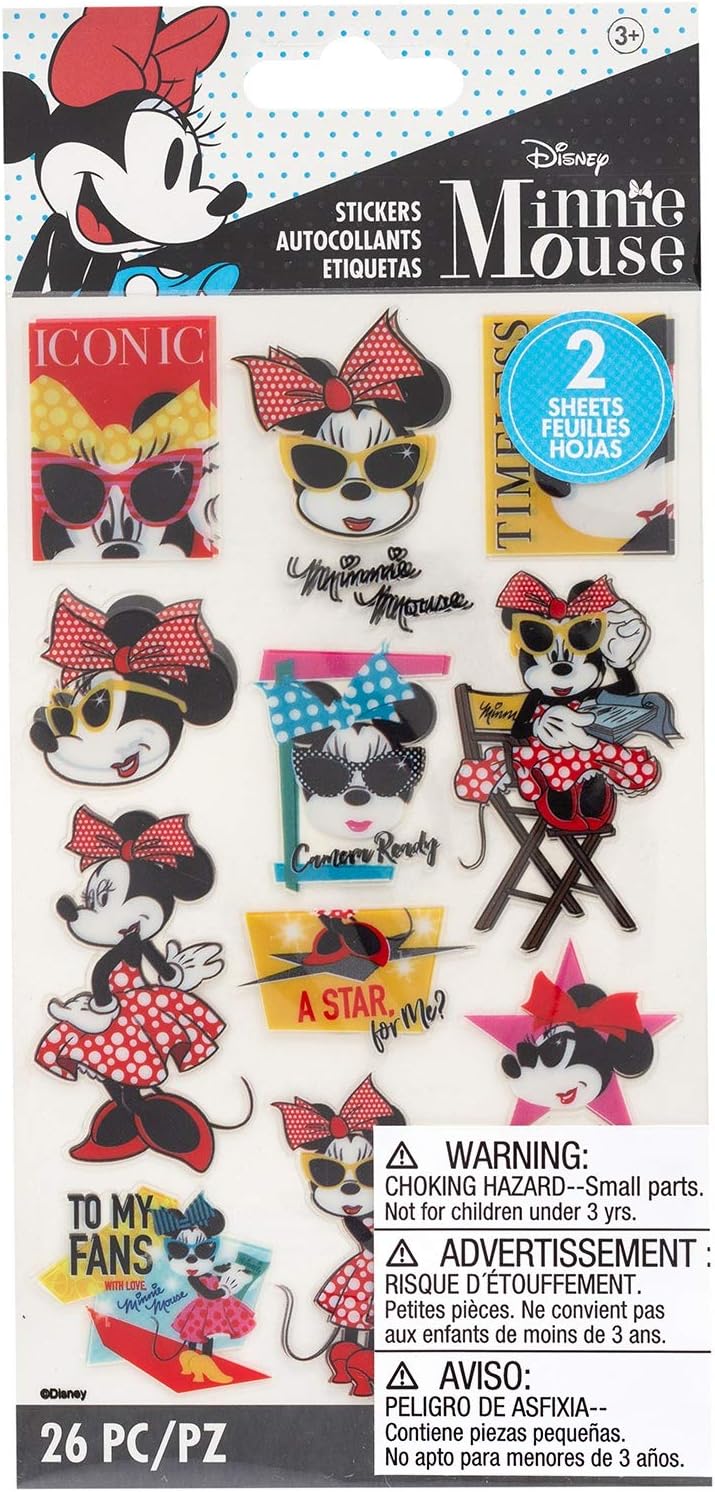 Ek Success Disney HOLLYWOOD MINNIE Stickers 26pc