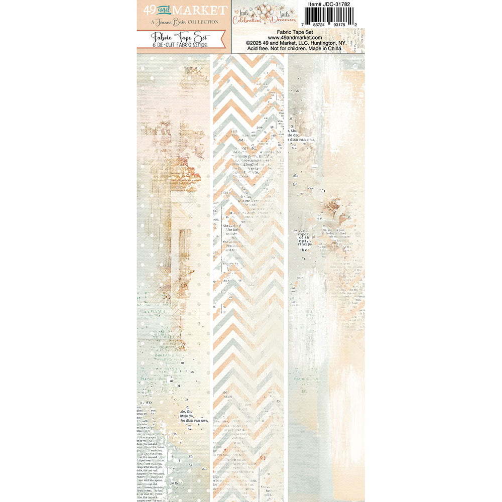49 and Market LITTLE CELEBRATIONS DREAMERS Fabric Tape Set