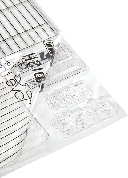 Penny Black LIFE’S JOURNALS Clear Stamps 8pc
