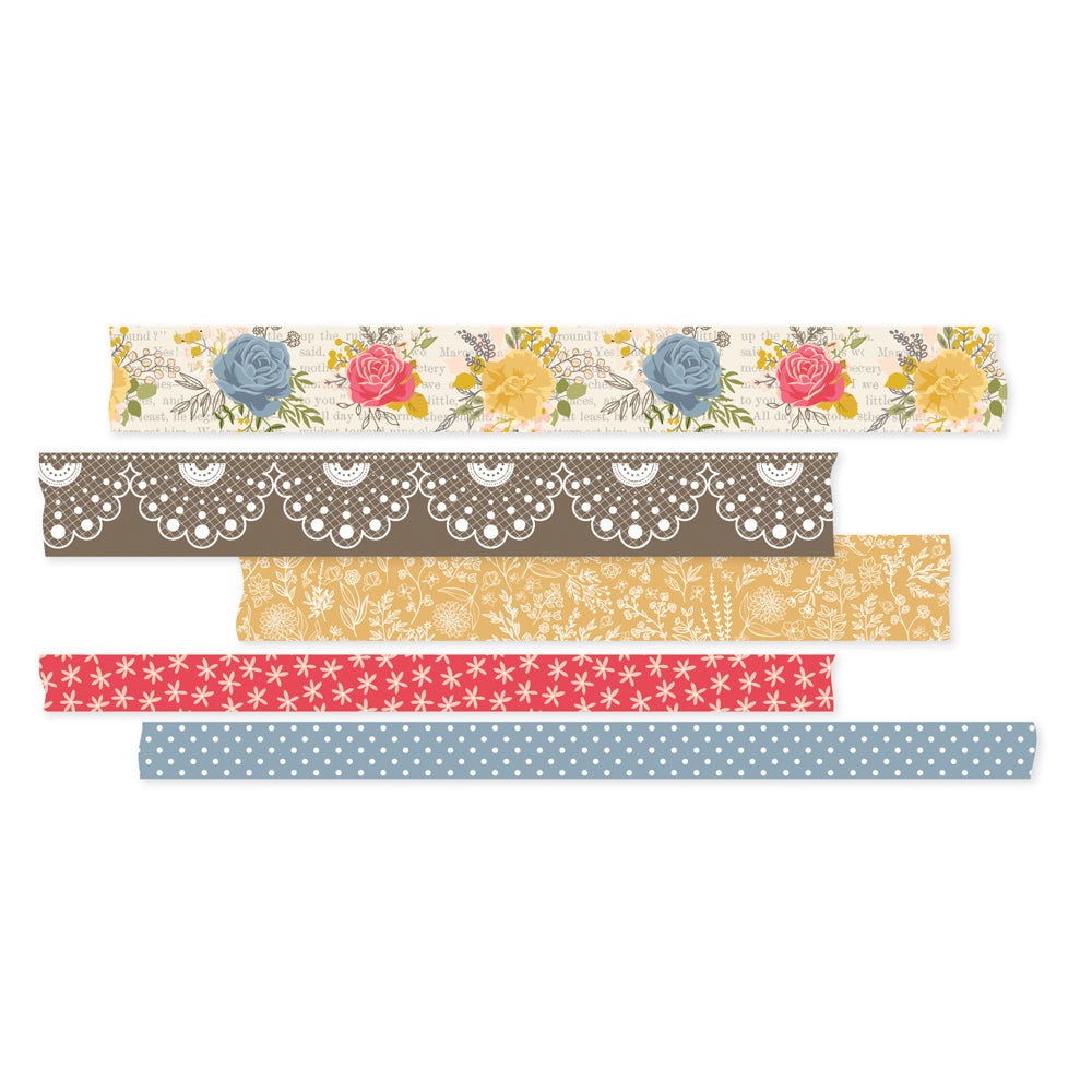 Simple Stories FRONT PORCH Washi Tape 5 Rolls
