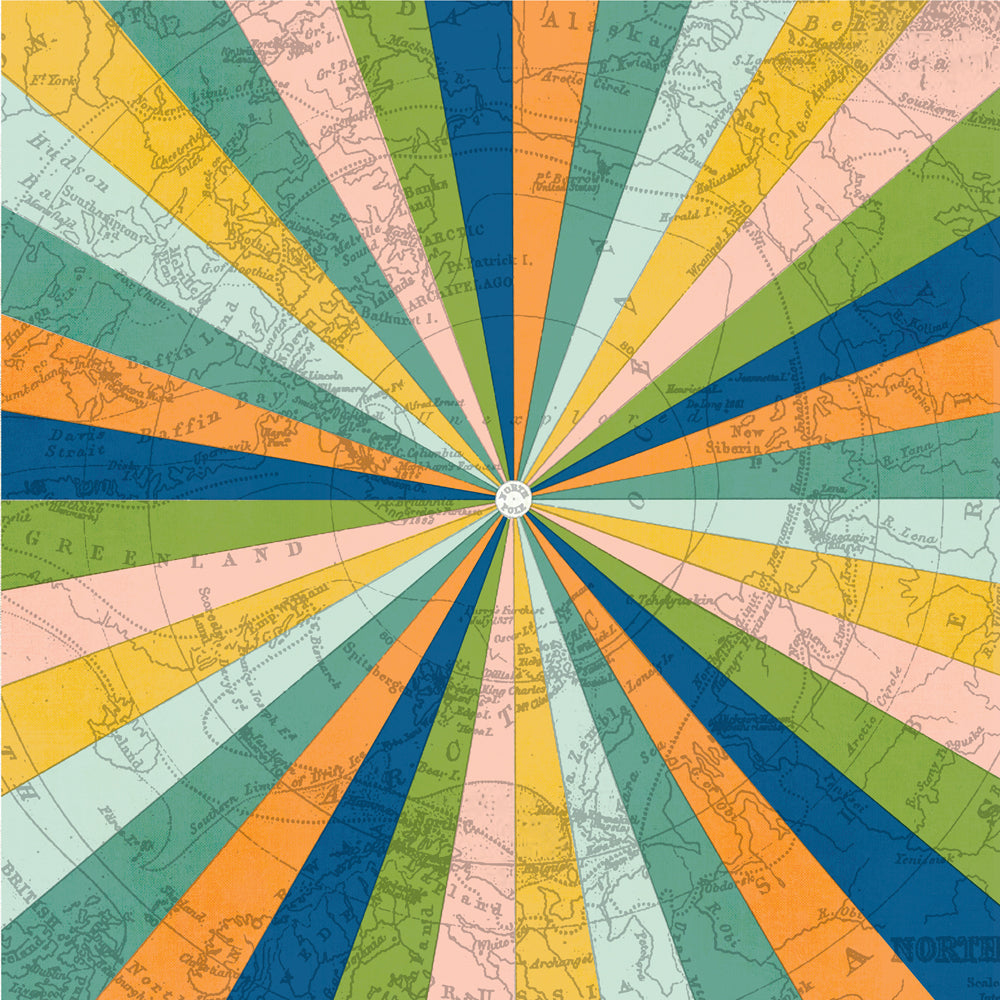 Simple Stories HAPPY TRAVELS 12”X12” Scrapbook Paper