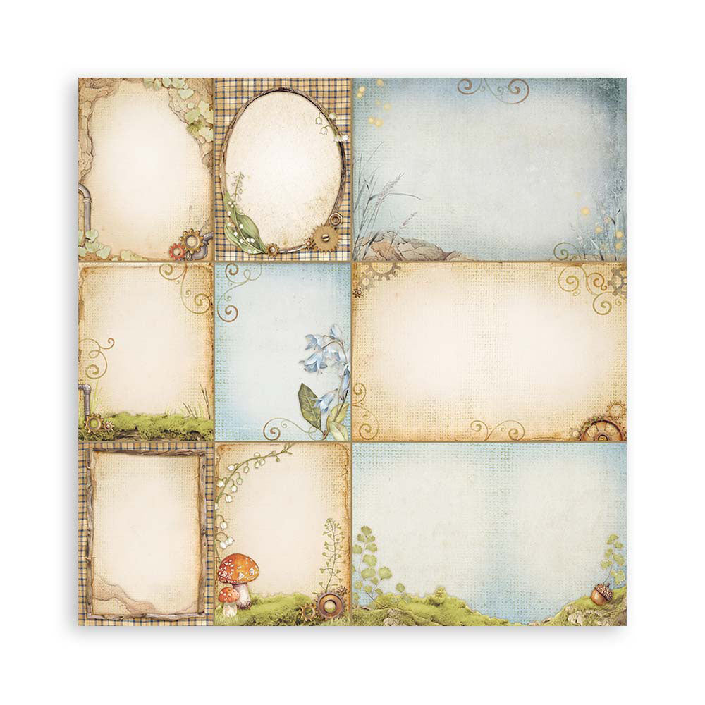 Stamperia HIDDEN GROVE MAXI PAD 12&quot;X12&quot; Scrapbook Paper Pack