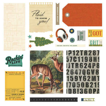 Simple Stories Simple Cards RUSTIC LEGEND Card Kit